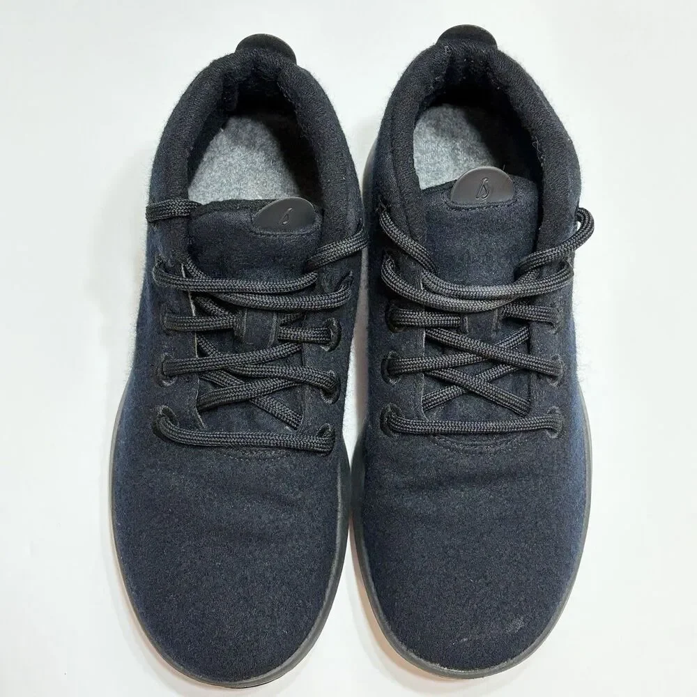 Allbirds Womens Wool Runner-up Mizzles Sneakers US 8 Savannah Night High Top